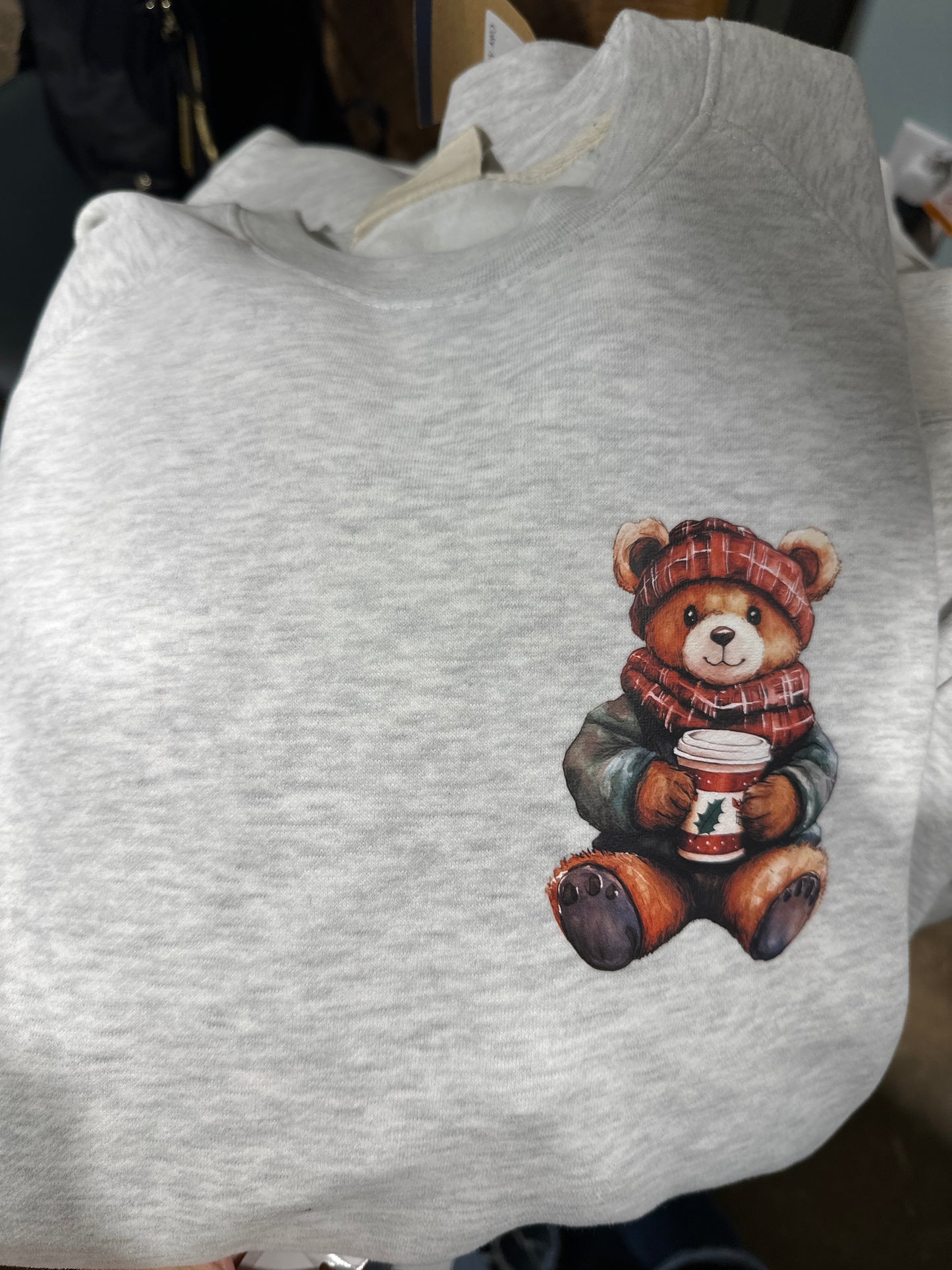 Christmas Bear Vintage Sweatshirt