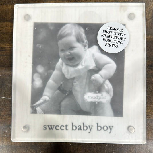 Sweet baby boy frame