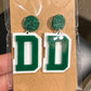 Acrylic Team Earrings