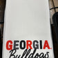 Georgia Bulldog Tea Towel