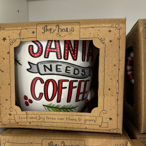 Santa needs coffee mug