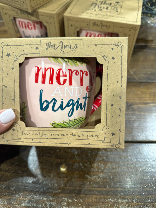 Merry & bright mug