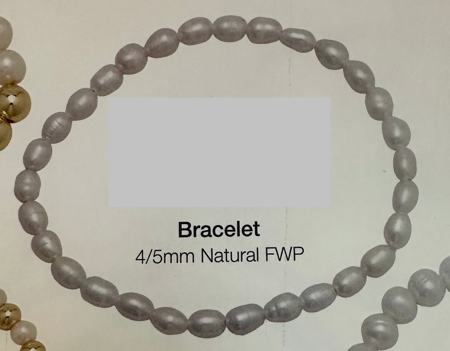 4/5 mm Natural Freshwater Pearl bracelet