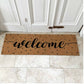 Welcome coir doormat