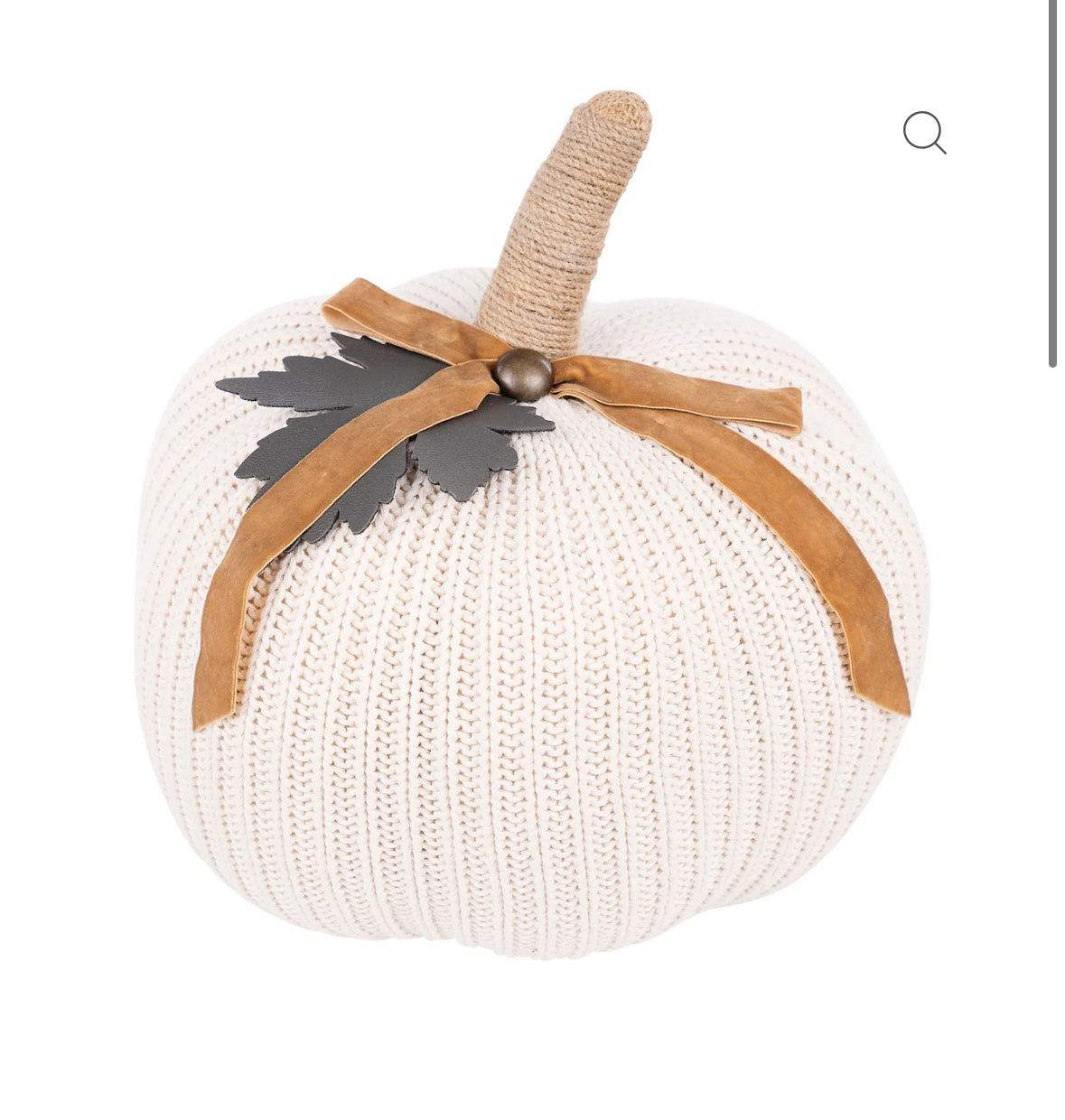 Cream knot  pumpkin