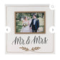 Mr and Mrs gold frame