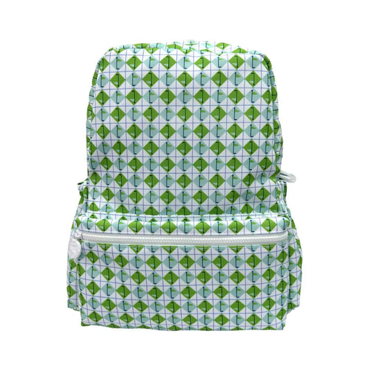 BACKPACK TEE TIME AQUA GREEN DIAMOND