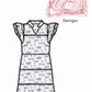 The Team Toile Flutter Sleeve