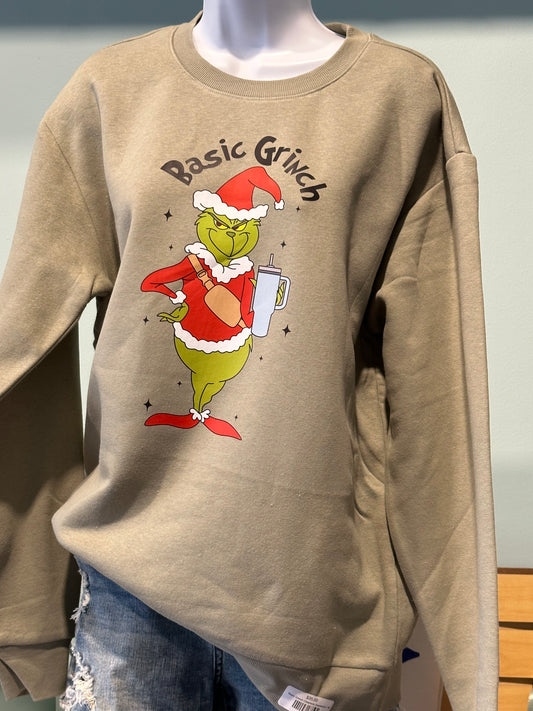 Basic Grinch Crewneck Sweatshirt