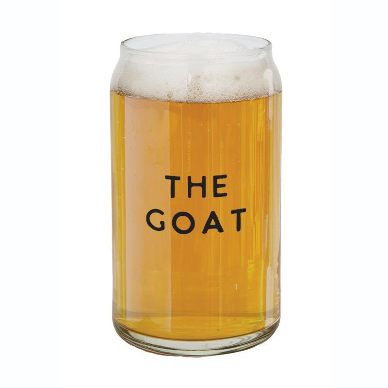The Goat Beer Can Glass