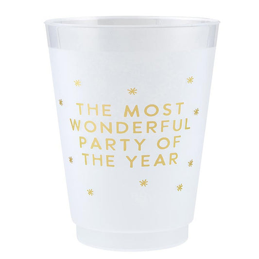 Wonderful Party of the Year Frosted Cup 16 oz