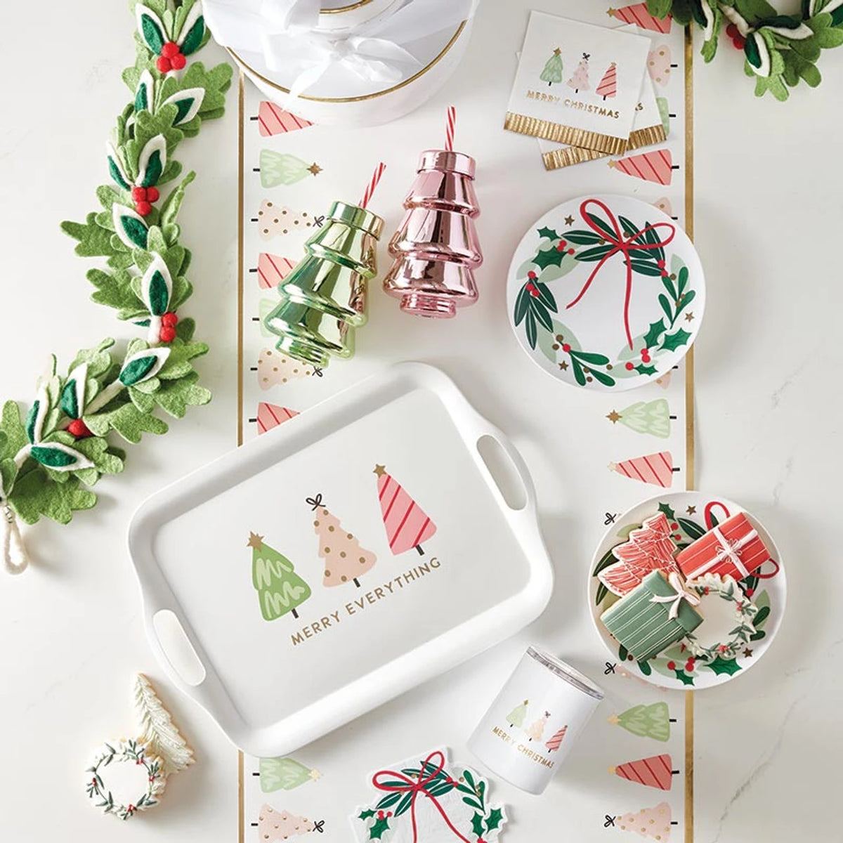 Bamboo Tray Merry Everything