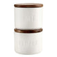 Face to Face Ceramic Salt + Pepper Set