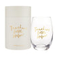 Stemless Wine Glass - Little Helper