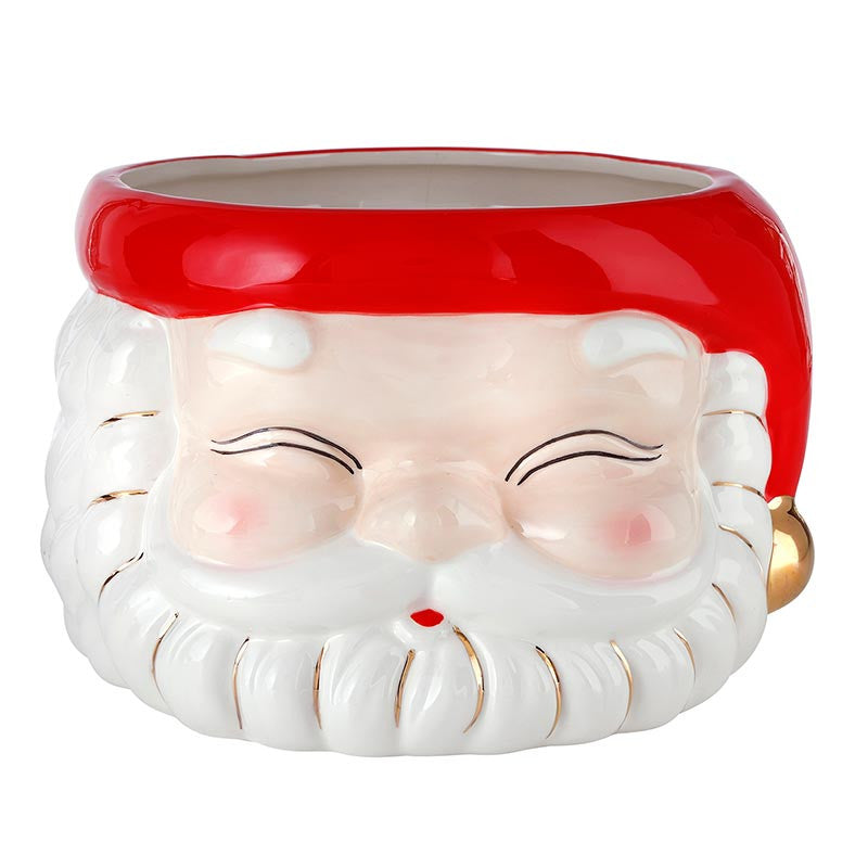Ceramic Santa Ice Bucket