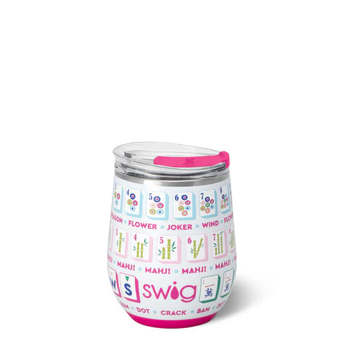Mahjong Wine Cup 12oz