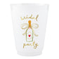 Frosted Bridal Party Cups