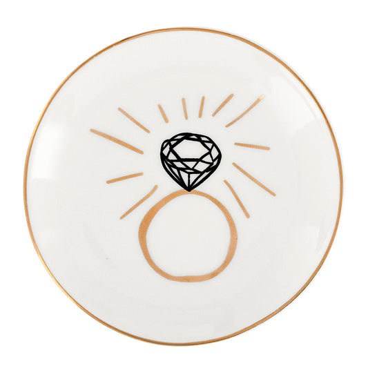 Ceramic Trinket Tray - Ring