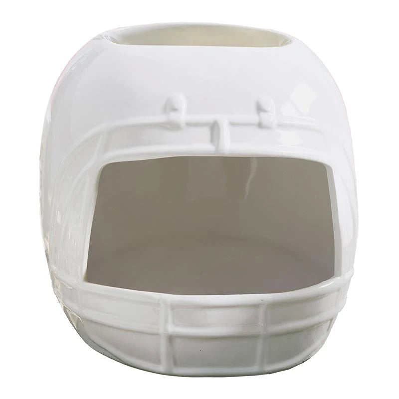 Ceramic Helmet Snack Bowl