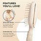 Teleties Detangler Hair Brush for Fine Hair
