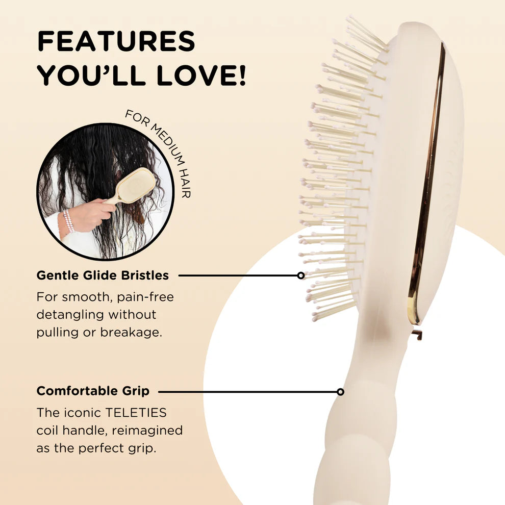 Telelites Detangler Brush for Medium Hair