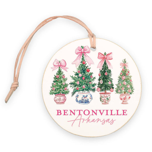 4" Round Ornament-Love+Local Blush & Baubles - A Grand Millennial Christmas