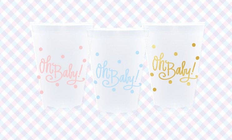 Oh Baby! (3 colors) | Frosted Cups: Baby Pink