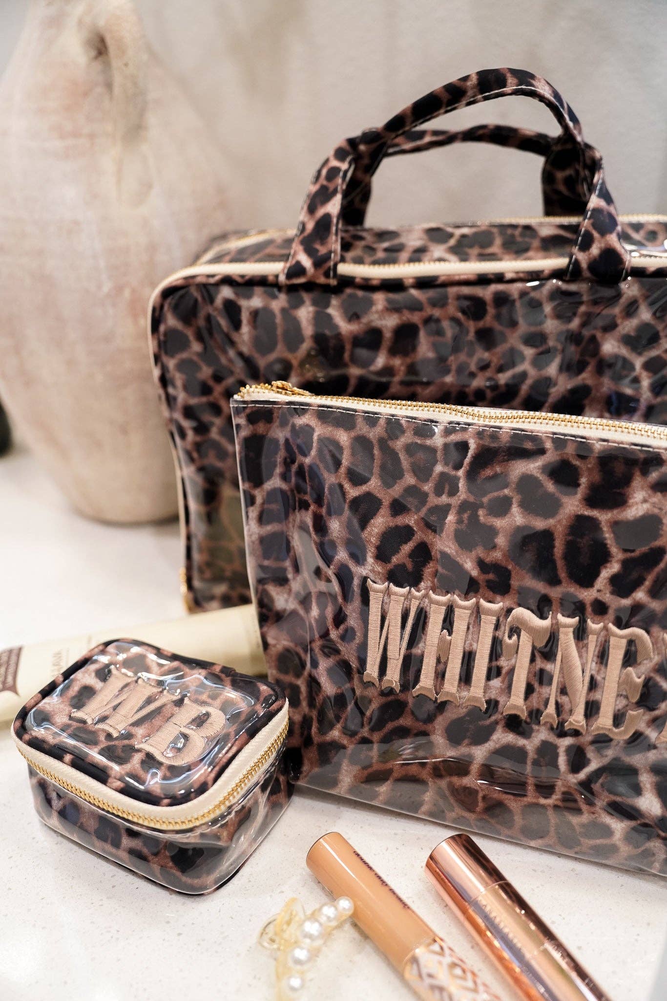 Leopard - Clear Coat Bag For Embroidery