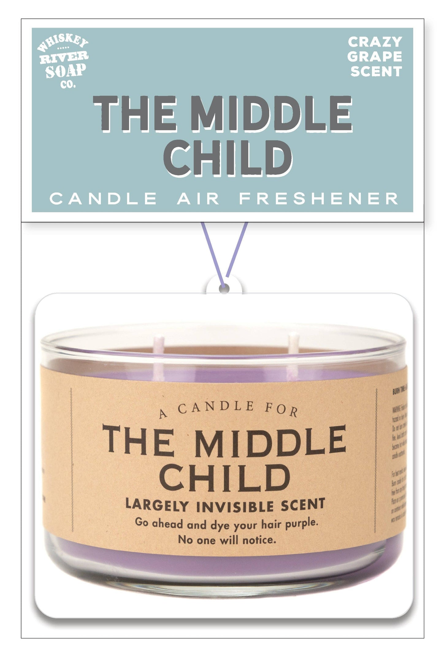 Middle Child Air Freshener | Funny Car Air Freshener