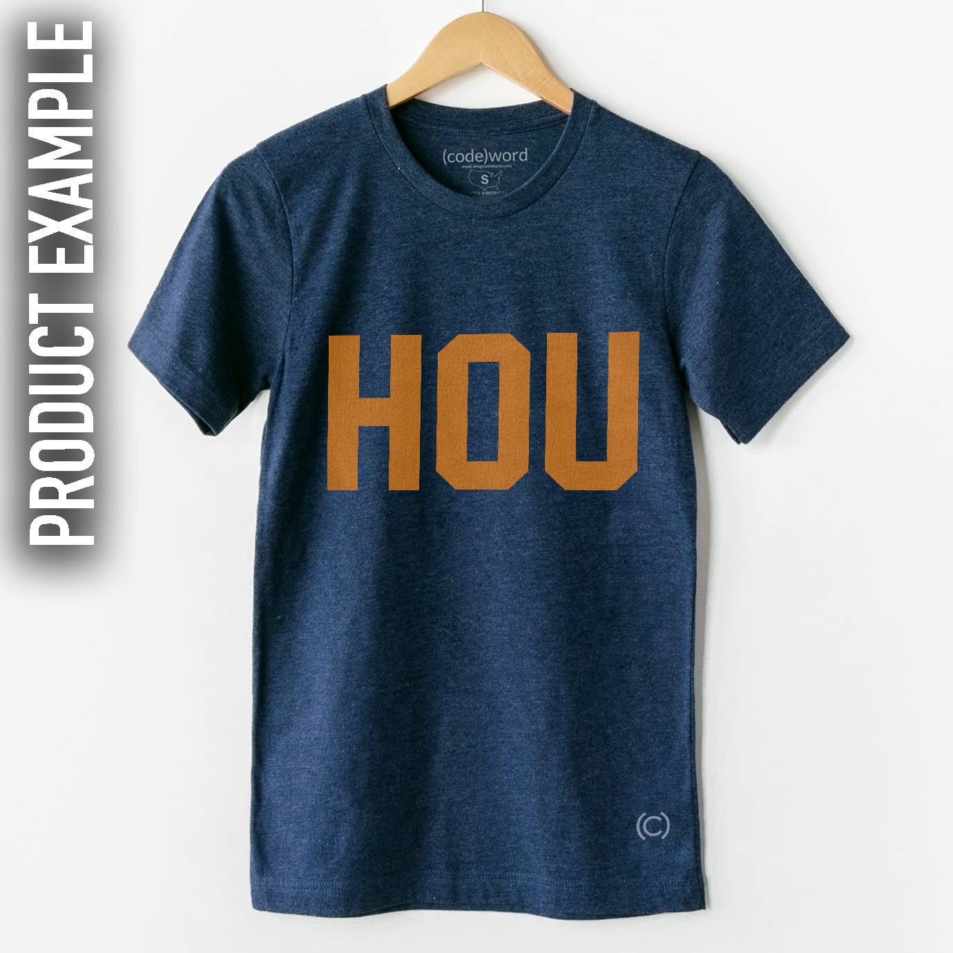 T-Shirts - Customizable: LG / Heather Navy