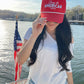 Living the American Dream - Red Vintage Trucker Hat