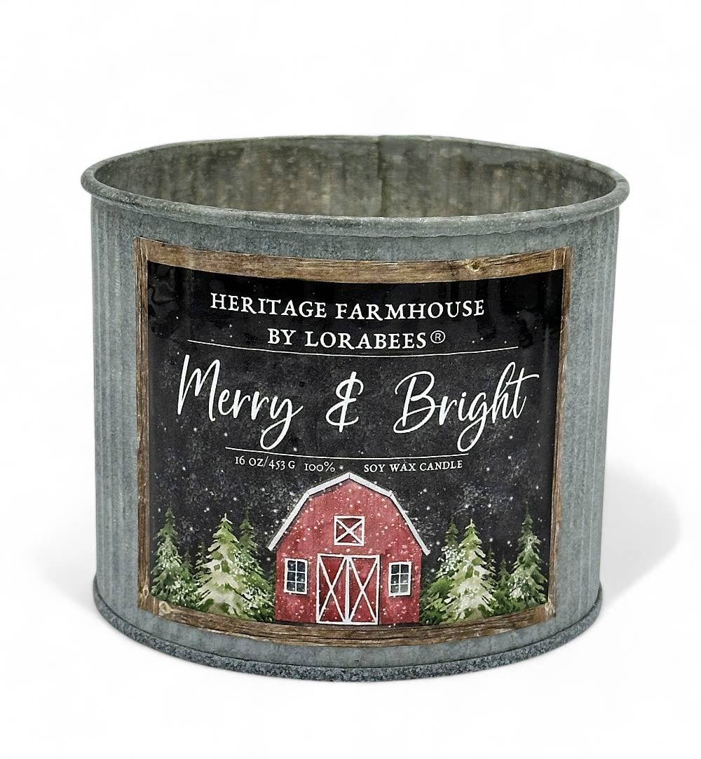 Merry & Bright Holiday Farmhouse Fragrance Collection: 8 oz. Cheese Mold (Brown)