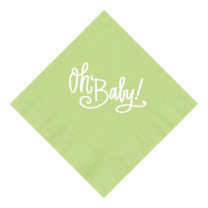 Oh Baby! (3 colors) | Napkins: Baby Blue