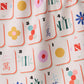 Tile Toss Tea Towel - Mahjong