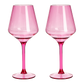 Shatterproof Wine Glasses - Pastel Set of 2- 15oz: Blue