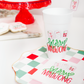 Merry Mahjong Christmas Cocktail Napkins | Set of 20