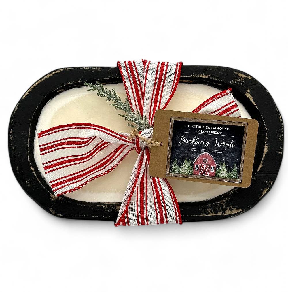 Birchberry Woods Holiday Farmhouse Fragrance Collection: 8 oz. Cheese Mold (Brown)