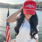 Living the American Dream - Red Vintage Trucker Hat