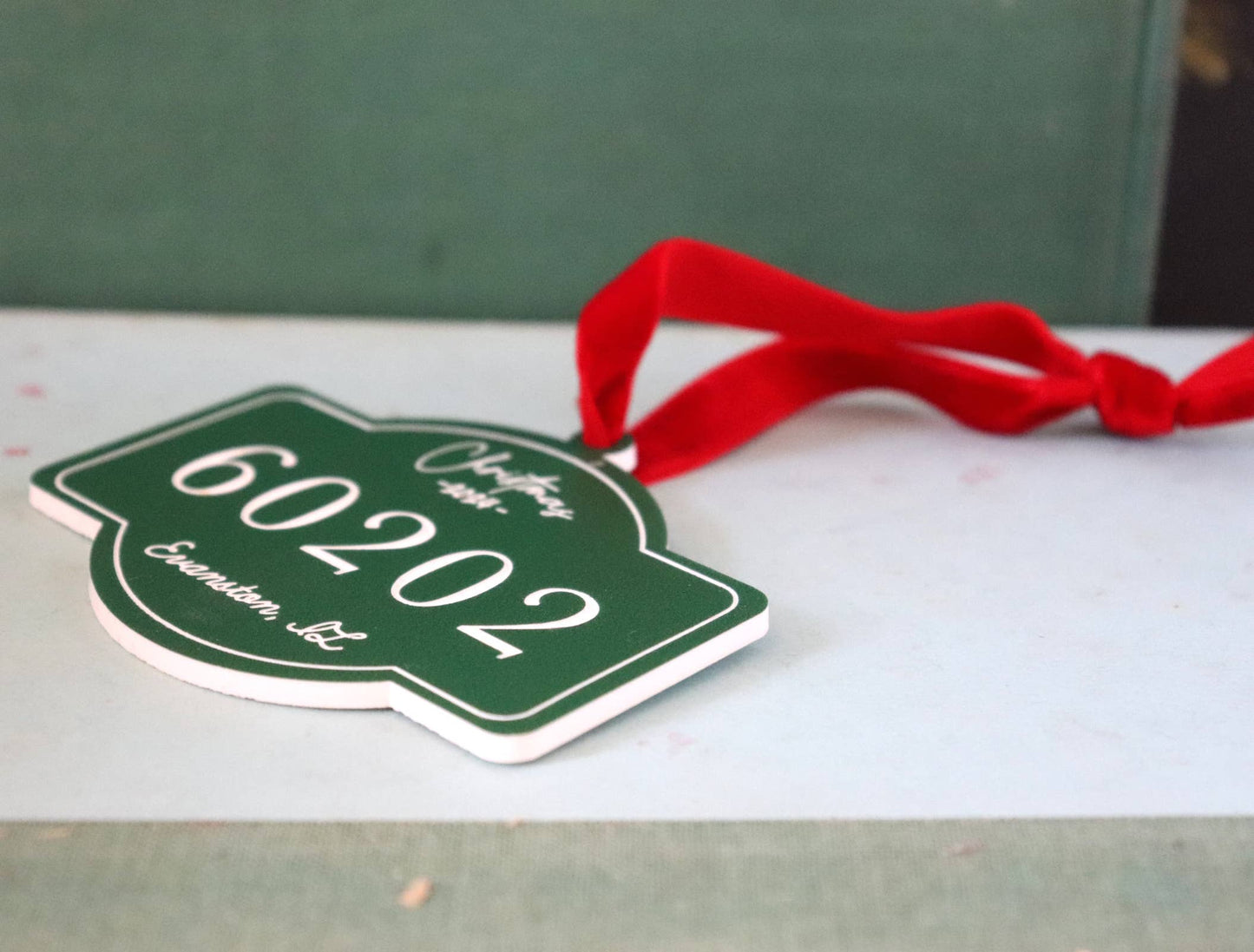 Custom Zip Code Ornament - City, State, Zip Code