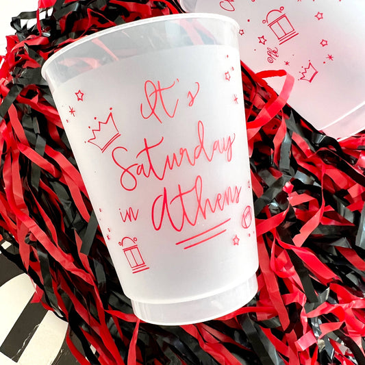 Athens, Georgia Frosted Cups