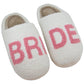 BRIDE Slippers for Women: White / L/XL