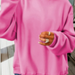 66Love Solid Oversize Reversible Mock Neck Sweatshirt (S-XL)