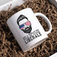 Funny Mug - Just a regular dad trying not to raise liberals