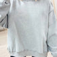 66Love Solid Oversize Reversible Mock Neck Sweatshirt (S-XL)