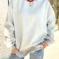 66Love Solid Oversize Reversible Mock Neck Sweatshirt (S-XL)