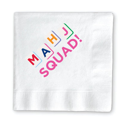 MAHJONG COCKTAIL NAPKINS