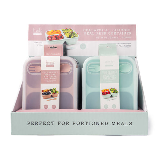 Krumbs&nbsp;Kitchen® Collapsible Silicone Meal Prep Container