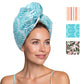 Lemon Lavender Mane Squeeze Reversible Satin Turbo Towel