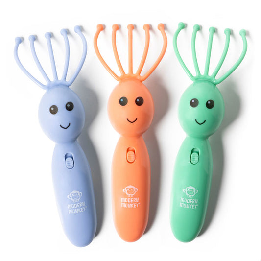 Modern Monkey& Shrimp Scalpi Vibrating Head Massager