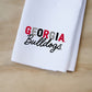 Georgia Bulldog Tea Towel